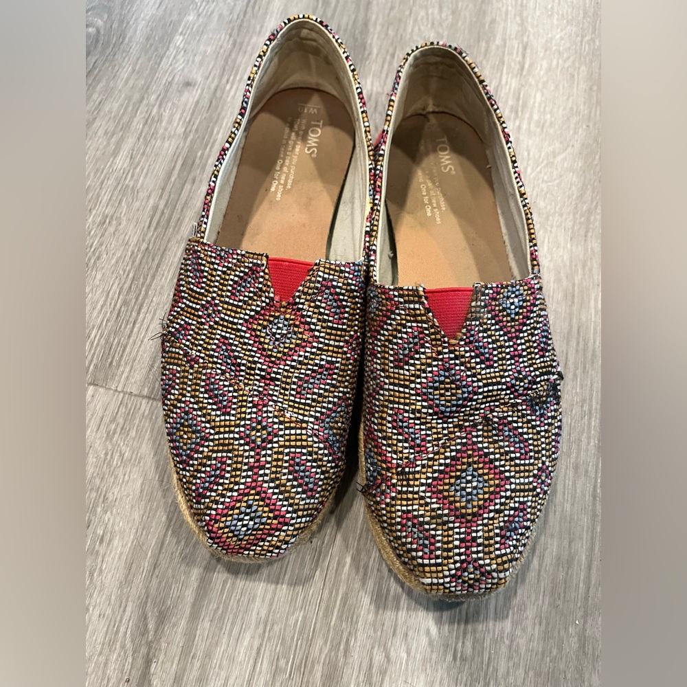 Tom’s Womens Slip Ons Weave 10W